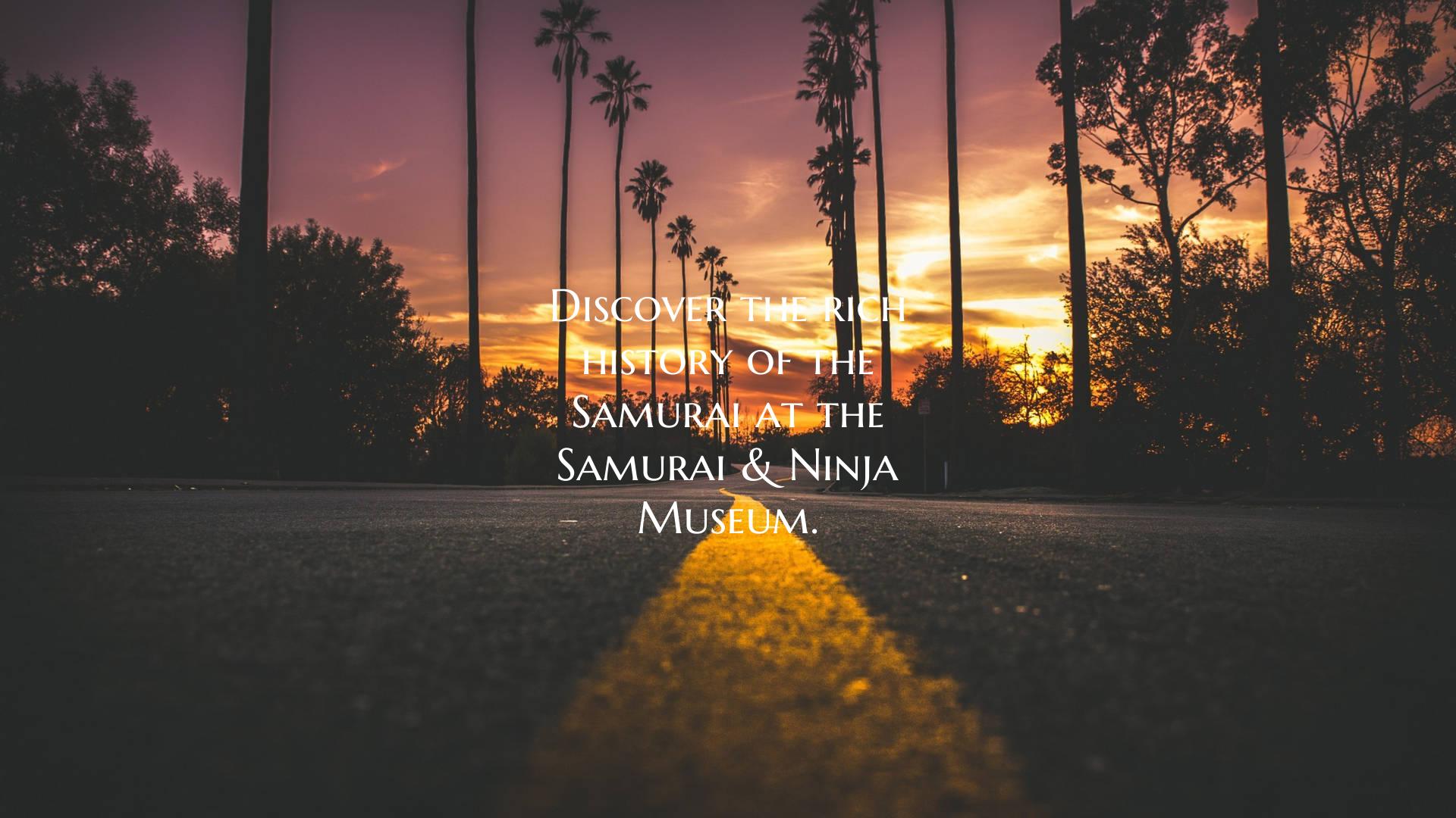 Discover the rich history of the Samurai at the Sa...