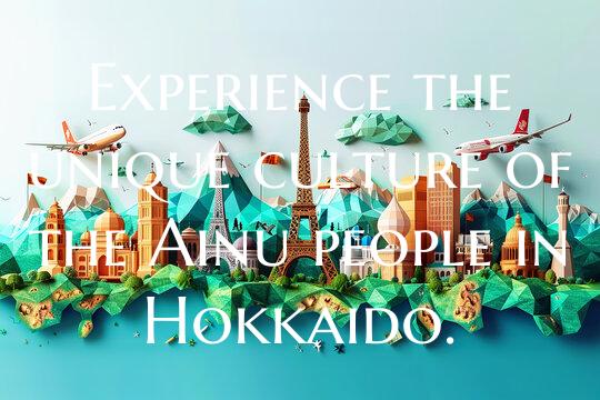 Experience the unique culture of the Ainu people i...
